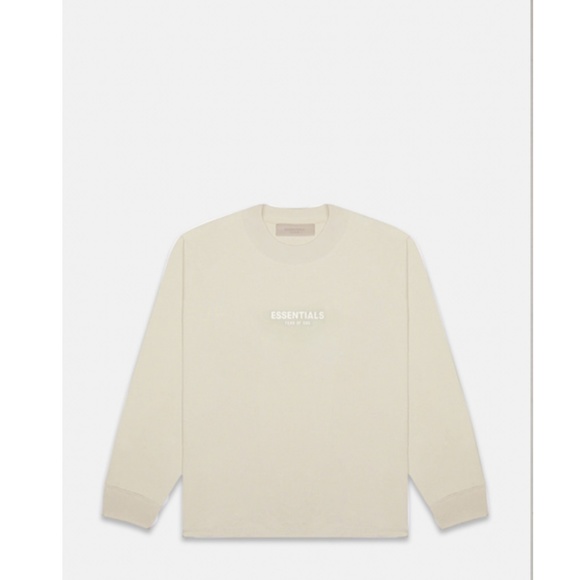 NWT Essentials (Fear of God) Relaxed Crewneck | Wheat - Picture 7 of 7